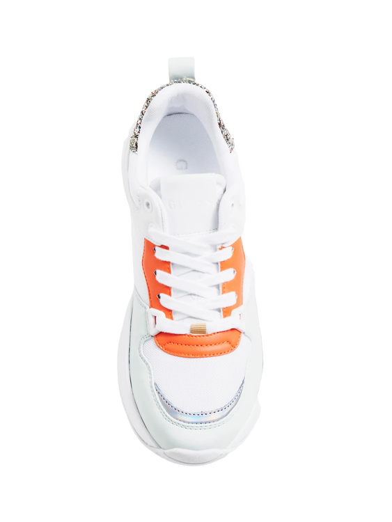 Luxusní Bestie tenisky, Bílá, Oranžová, Tyrkysová barva, 36, 37, 38, 39, 40