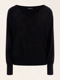 Luxusní Amelie svetr, Černá barva, XS, S, M, L