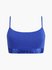 Calvin Klein Underwear – Embossed braletka, Modrá barva