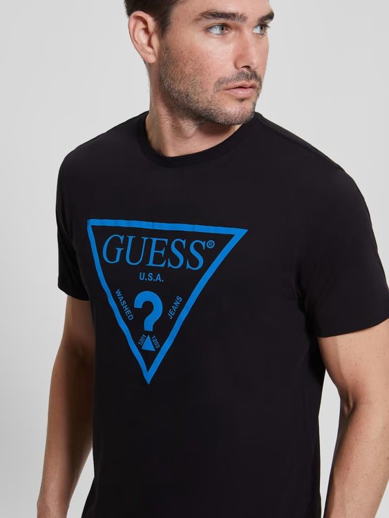 Reflective triko Černá barva Muži