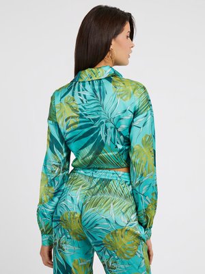 Cindy košile – GUESS, Modrá, Zelená barva Ženy