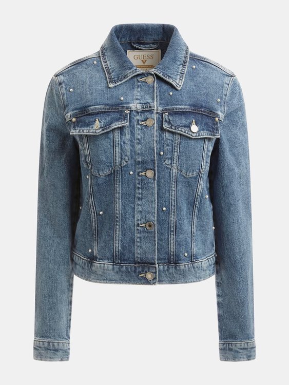 Luxusní Adoria Denim bunda, Modrá barva, XS, S, M, L