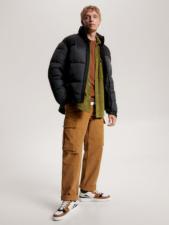 TH Basket kotníková obuv – Tommy Hilfiger, Bílá, Hnědá, Zelená barva Muži