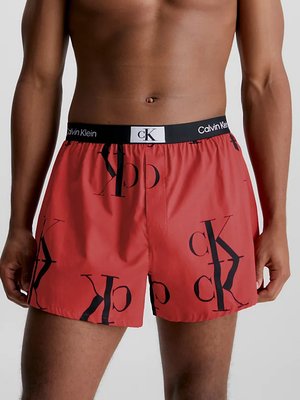 96 Woven trenky – Calvin Klein Underwear, Červená barva Muži