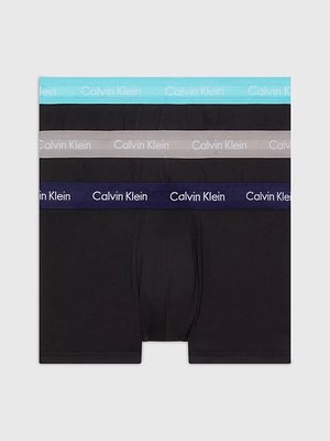 Calvin Klein Underwear – Cotton Stretch boxery 3ks, Černá barva