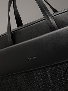 Luxusní Vertical Lines taška na notebook, Černá barva, OS