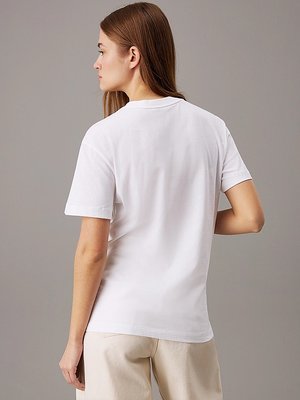 Nano Logo triko – Calvin Klein, Bílá barva Ženy
