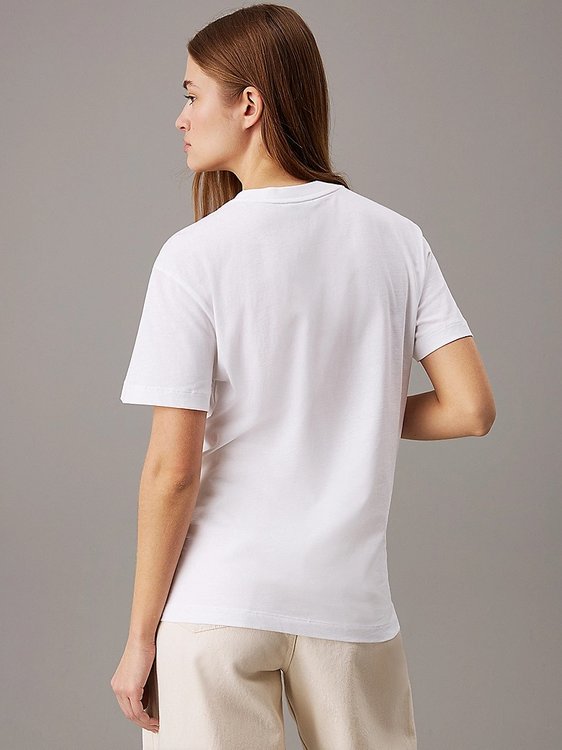 Nano Logo triko – Calvin Klein, Bílá barva Ženy