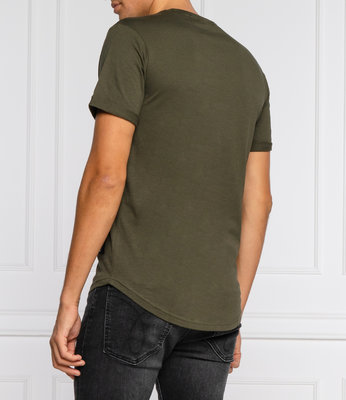 Módní Badge tričko, Hnědá barva, 2021