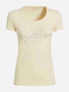 Módní Front logo tričko, Žlutá barva, 2022 1