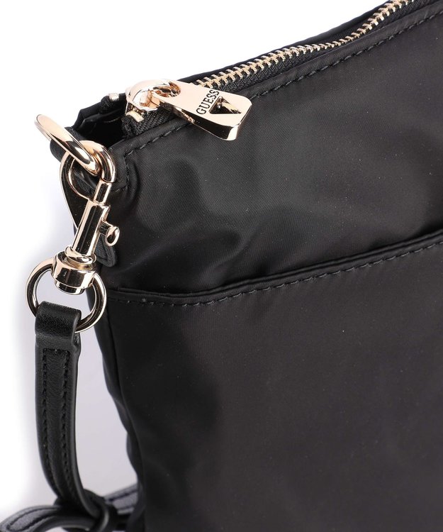 Módní Eco gemma crossbody, Černá barva, 2022
