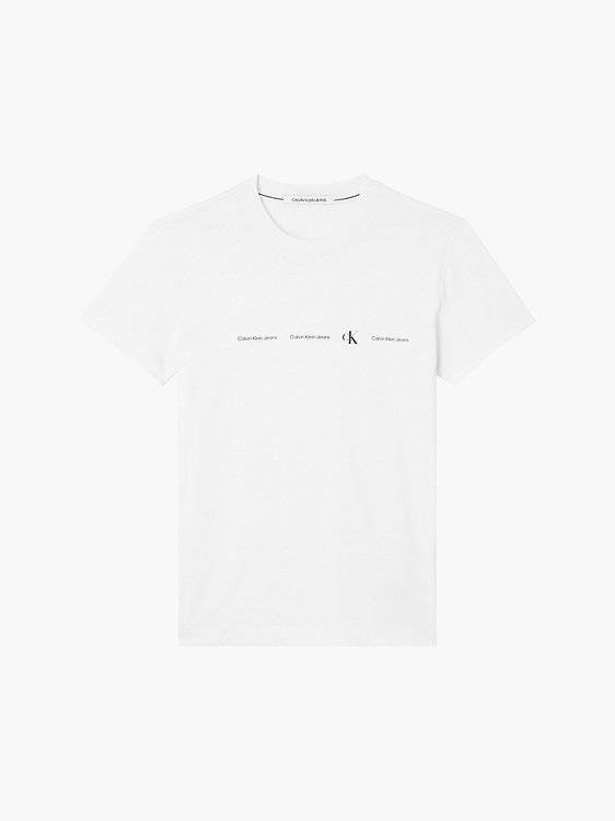 Repeat tričko – Calvin Klein Jeans, Bílá barva Muži 1