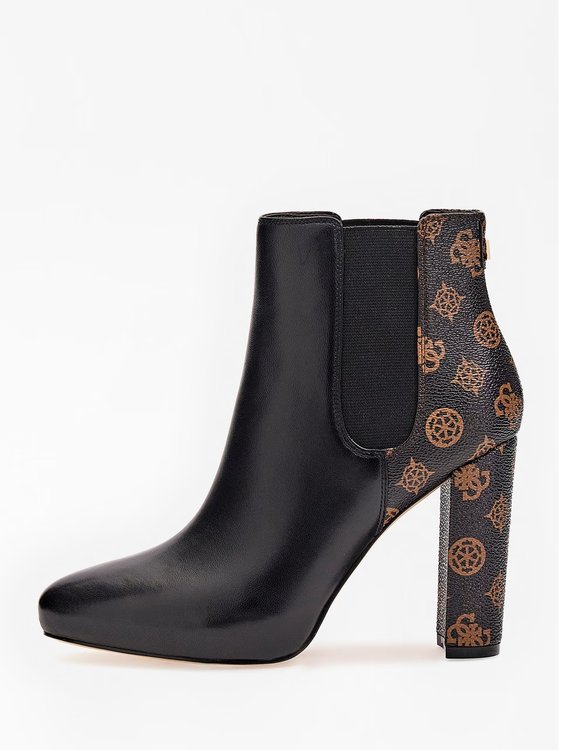 Rico kozačky – Guess, Hnědá barva Ženy