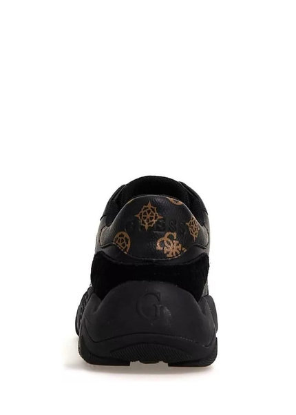 Módní Goldon tenisky, Černá barva, 2023