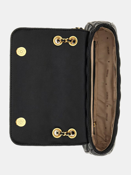 Módní Giully crossbody, Černá barva, 2023