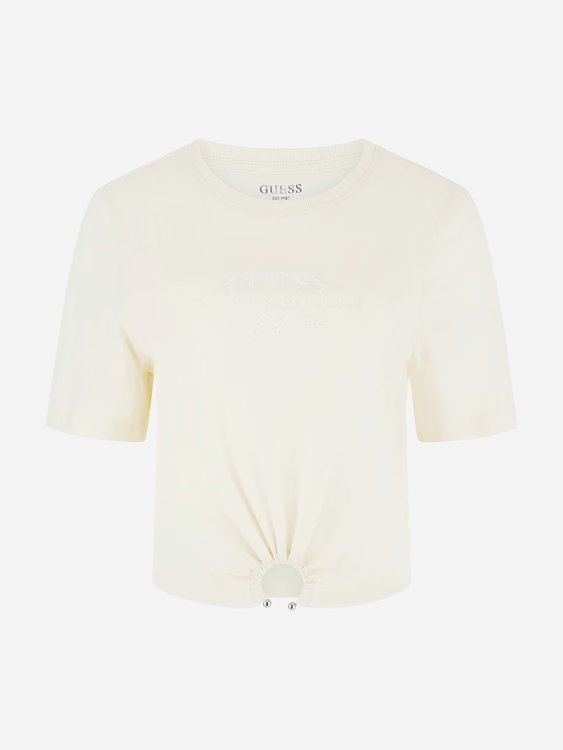 Luxusní Piercing triko, Krémová barva, XS, S, M