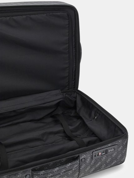 Módní Vezzola Medium kufr, Černá barva, 2024, 2023
