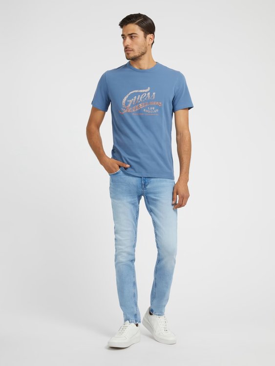 Módní Chris jeany, Modrá barva, 2023