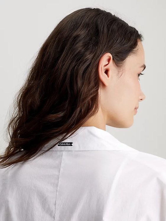 Módní Lifestyle košile, Bílá barva, 2024