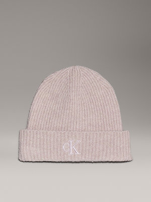 Calvin Klein Jeans – Thick Embroide čepice, Růžová barva