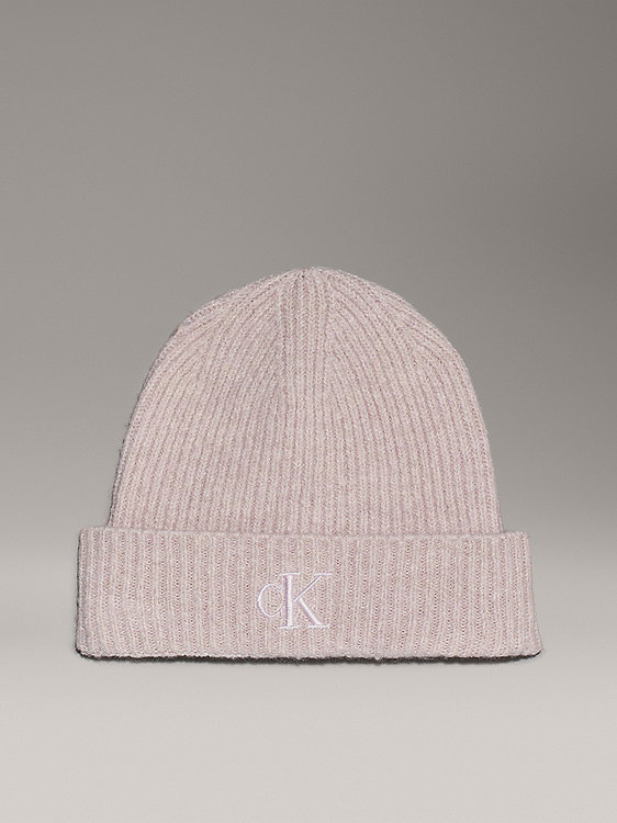 Calvin Klein Jeans – Thick Embroide čepice, Růžová barva