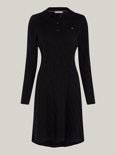 WW0WW43085-BDS šaty l/s – Tommy Hilfiger Ženy 1