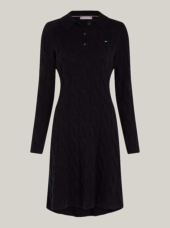 WW0WW43085-BDS šaty l/s – Tommy Hilfiger Ženy 1