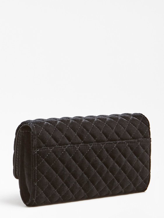 Módní Pixie Velvet crossbody, Černá barva, 2021, 2020