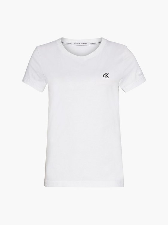 Triko Ck Embroidery Bílá barva Ženy, Ženy, Ženy, Ženy, Ženy, Ženy, Ženy, Ženy, Ženy, Ženy