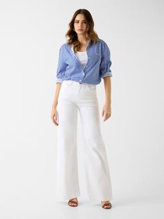 Luxusní Tecla oversized košile, Modrá barva, XS, S, M, L