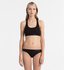 Módní Bralette podprsenka, Černá barva, BASIC
