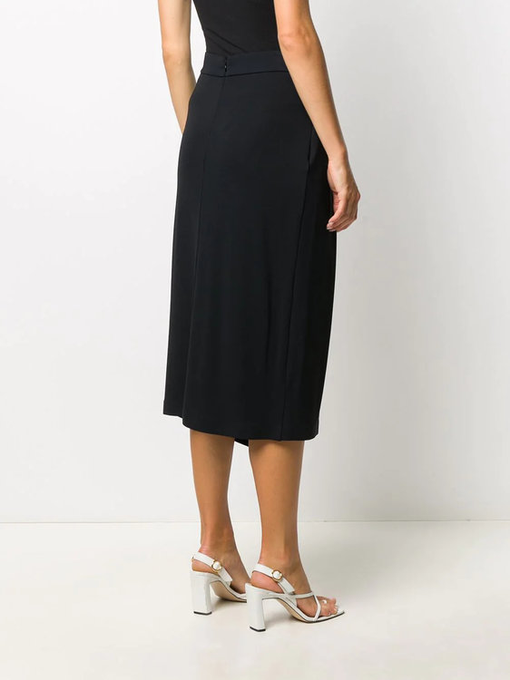 Asymetrická sukně Černá barva Ženy