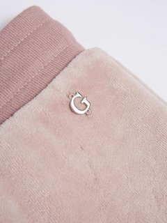 Guess – G-charm logo tepláky, Růžová barva 1