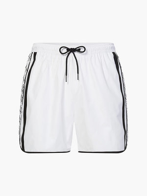 CK One monogram plavky – Calvin Klein Swimwear, Bílá barva Muži