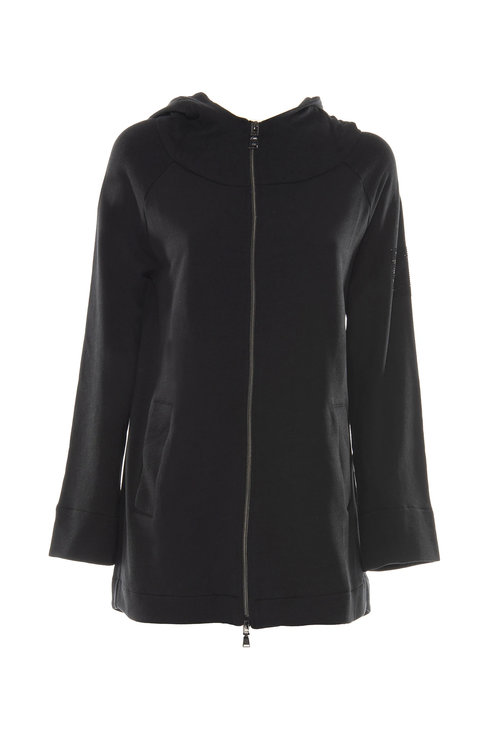 Luxusní Quors mikina, Černá barva, S, M, L