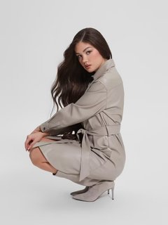 Eudokia šaty Krémová barva Ženy