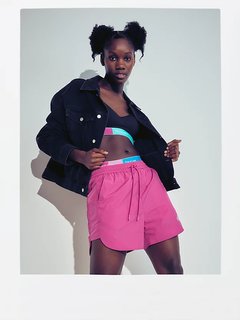 Monologo Nylon šortky – Calvin Klein Jeans, Růžová barva Muži 1