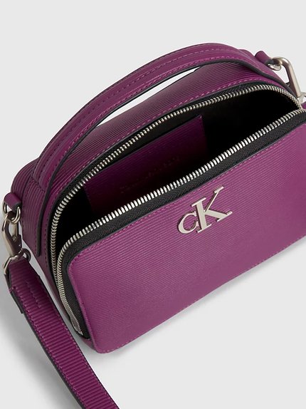 Módní Minimal Monogram crossbody, Fialová barva, 2023