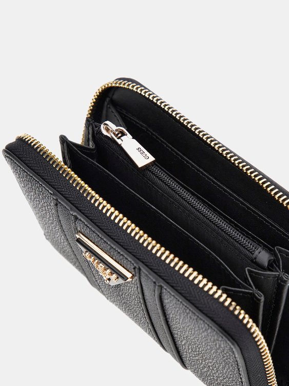 Módní Noreen střední peněženka, Černá barva, 2024