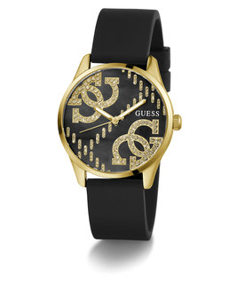 Luxusní G Stitch hodinky, Černá, Zlatá barva, UNI
