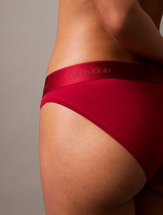 Calvin Klein Underwear, Červená barva Modern Ctn Holiday bikiny