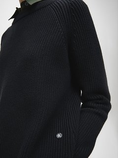 Luxusní Lofty Svetr, Černá barva, XS, S, M