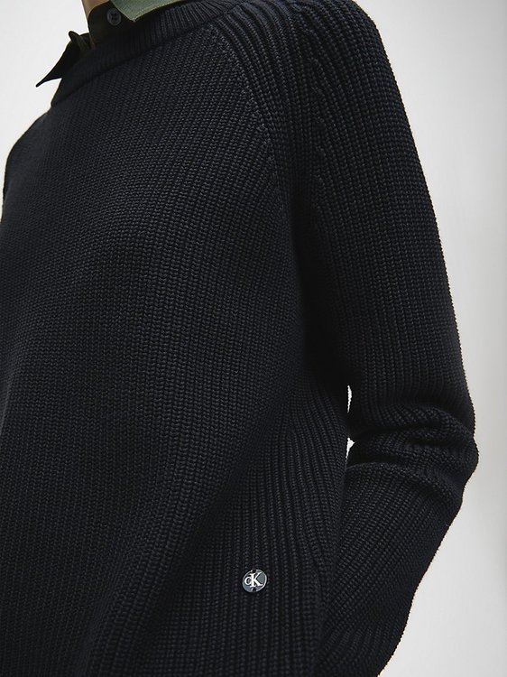 Luxusní Lofty Svetr, Černá barva, XS, S, M