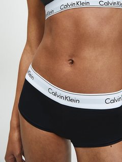 Luxusní Kalhotky Modern Cotton, Černá barva, XS, S