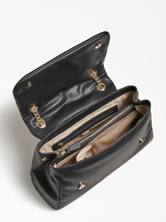 Módní Sharma maxi crossbody, Černá barva, 2022