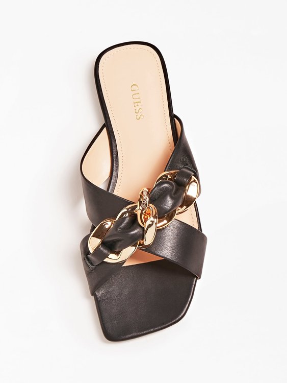 Guess, Černá barva Sameya pantofle