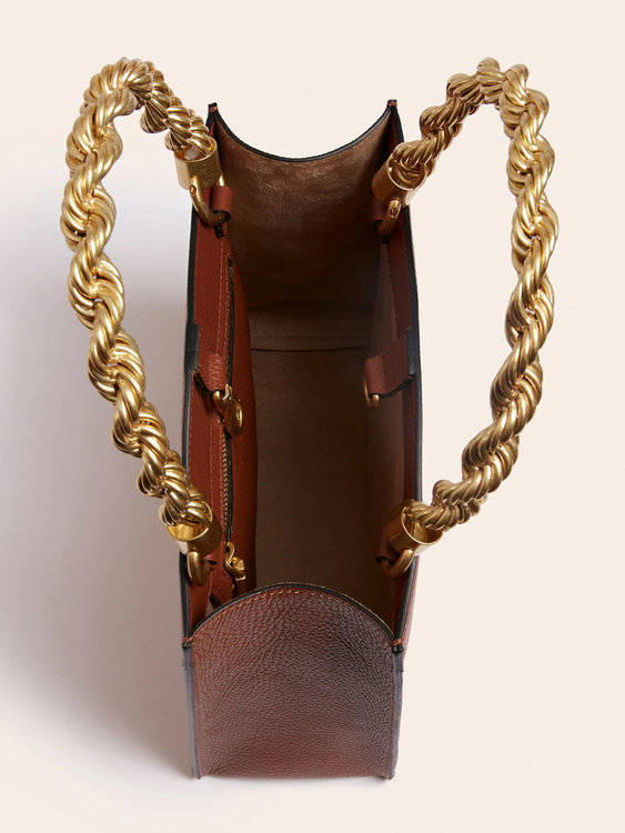 Luxusní Aida kabelka, Hnědá barva, T/U