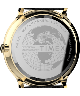 City Collection hodinky Černá, Zlatá barva Muži