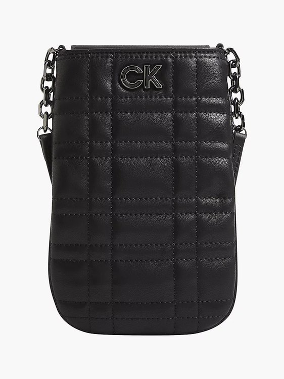 Calvin Klein Jeans – Re-lock pouzdro na mobil, Černá barva