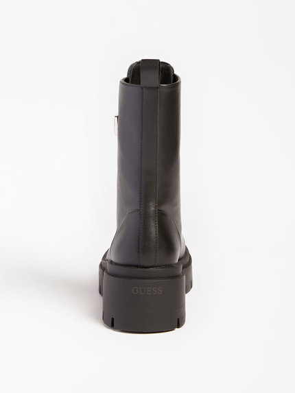 Módní Leila kozačky, Černá barva, 2022